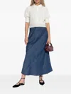 Munthe Organic-cotton Blouse In White