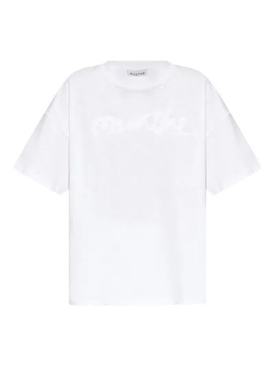 Munthe Organic Cotton T-shirt In White