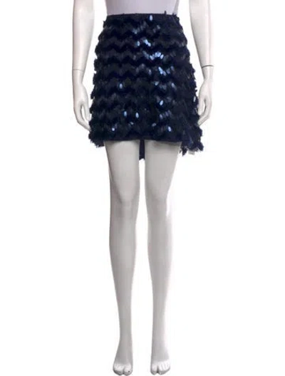 Pre-owned Munthe Patterned Mini Skirt In Multicolor