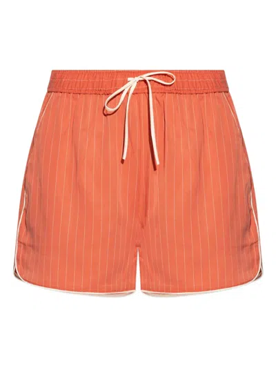 Munthe Pinstripe Drawstring Shorts
