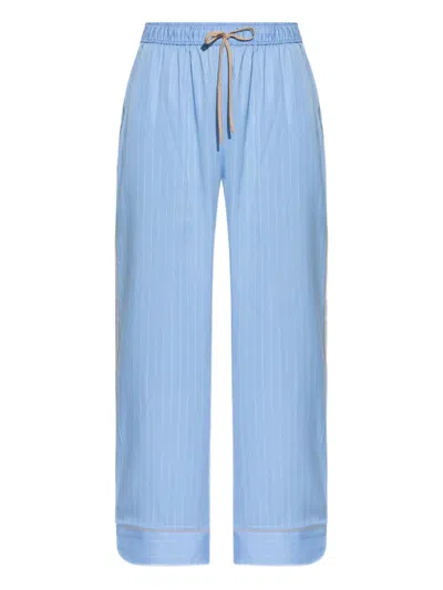 Munthe Weite Hose Mit Nadelstreifen