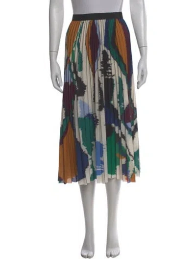 Pre-owned Munthe Printed Midi Length Skirt In Multi