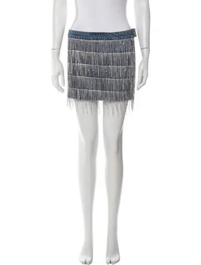 Pre-owned Munthe Printed Mini Skirt In Multicolor