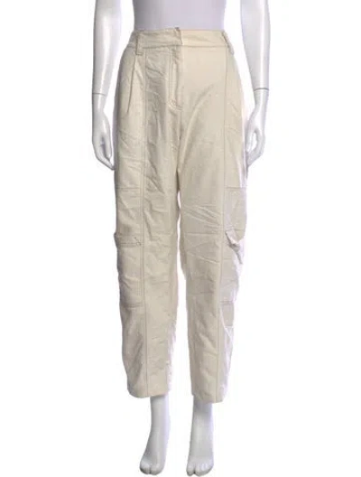 Pre-owned Munthe Printed Wide Leg Pants In Neutrals