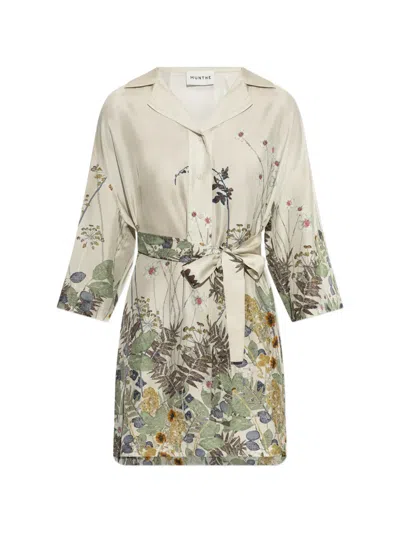 Munthe Ratana Floral-print Dress In Neutral