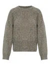 Munthe Ribbed Knit Sweater In Green