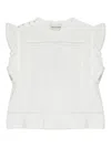 Munthe Ruffled Short-sleeve Blouse