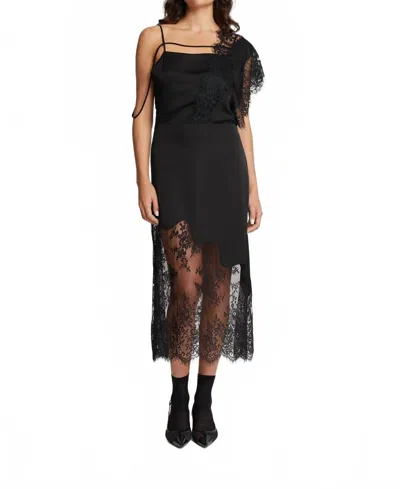 Munthe Sahan Dress In Black In Multi