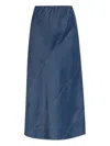 Munthe Seam-detailing Denim Skirt