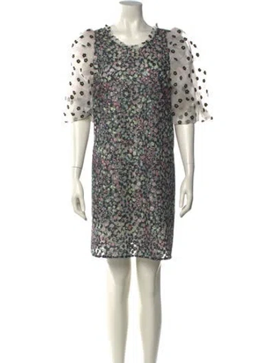 Pre-owned Munthe Silk Mini Dress In Multi