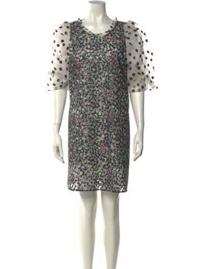Pre-owned Munthe Silk Mini Dress In Multi