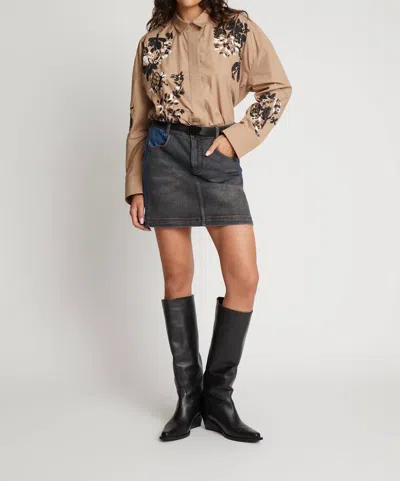 Munthe Singus Shirt In Camel In Brown