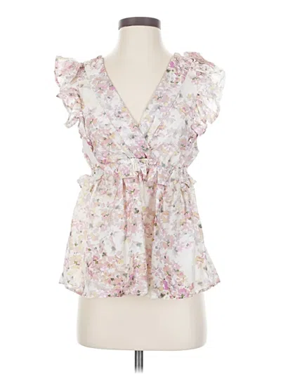 Pre-owned Munthe Sleeveless Blouse In Ivory