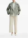 Munthe Sofua Belted-lapels Jacket In Gray
