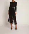 Munthe Fringe-detail Midi Dress