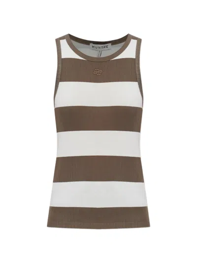 Munthe Tezza Striped Top In Multi