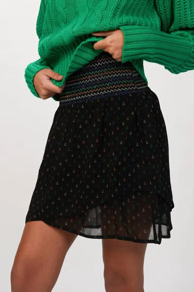 Munthe Town Skirt In Black In Green
