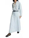 Munthe Tuxya Skirt In Light Blue In Blue