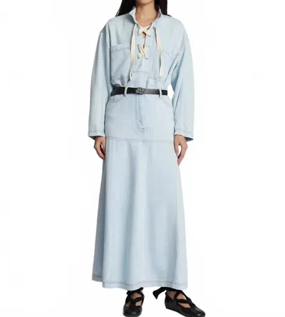 MUNTHE TUXYA SKIRT IN LIGHT BLUE