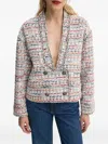 Munthe Tweed Double-breasted Top In Multi