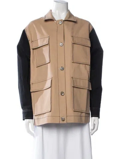 Pre-owned Munthe Utility Jacket W/ Tags In Neutrals