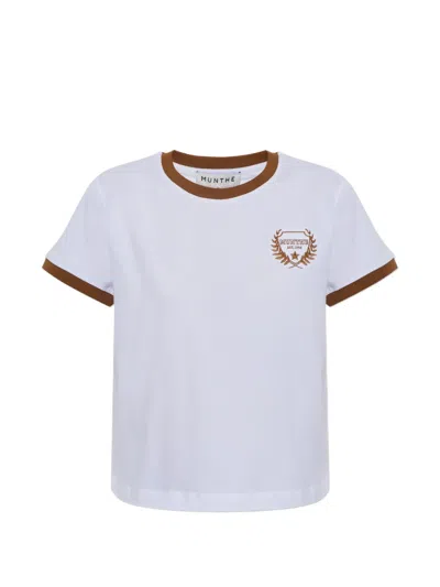 Munthe Vagary Embroidered T-shirt In Animal Print