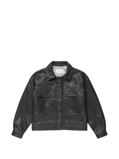 Munthe Vineth Button-up Jacket In Black