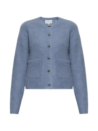 Munthe Vovilla Cardigan In Blue