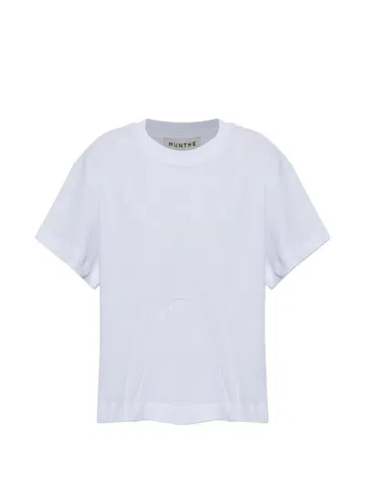 Munthe Vupiter Cotton T-shirt In White