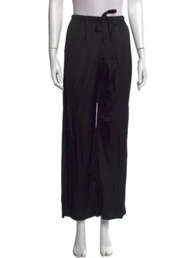 Pre-owned Munthe Wide Leg Pants In Black