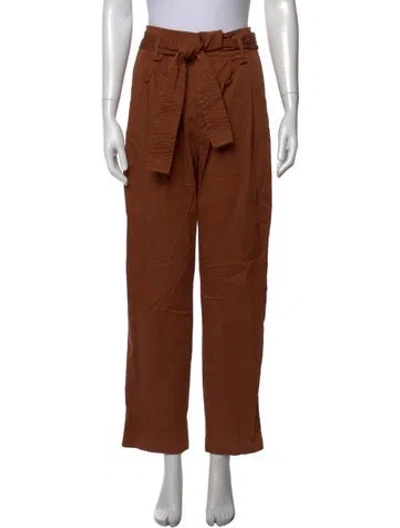 Pre-owned Munthe Wide Leg Pants In Brown