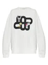 Munthe X Looney Tunes Linki Bugs Bunny Tweety Sylvestre Sweatshirt In White