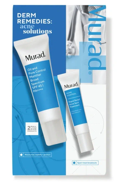 Murad Derm Remedies: Acne Solutions Set In White