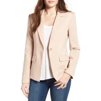 Mural Structured Blazer In Brown