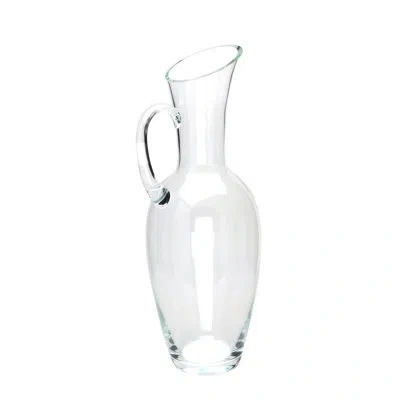 Murano Art Collection Amphora Vase In Clear