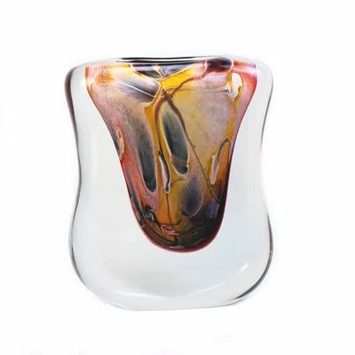 Murano Art Collection Aria Murano Glass Aria Table Vase Calcedonia