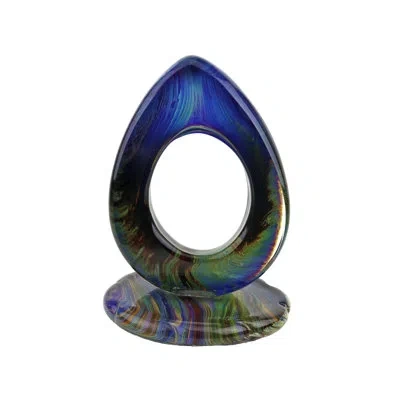 Murano Art Collection Calcedonia Oval Abstract