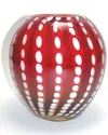 Murano Art Collection European Art Glass Vezuviu Bowl