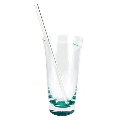 Murano Art Collection Glass Shaker In Clear