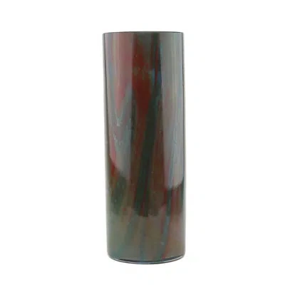 Murano Art Collection Handmade Glass Table Vase In Calcedonia