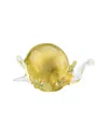Murano Art Collection Murano 9in Murano Glass Table Decor In Clear
