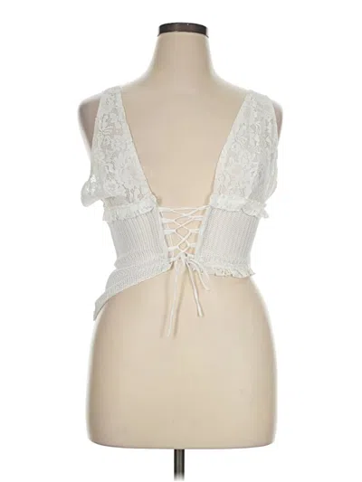Murci Sleeveless Blouse In White