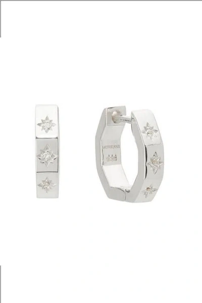 Murkani 12mm Octagonal Huggies In Metallic