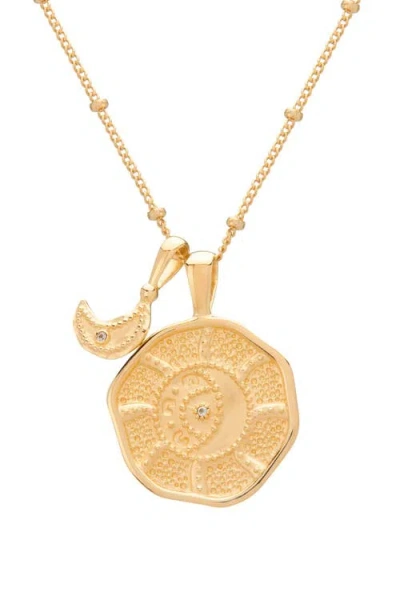 Murkani Eternal Harmony Pendant Necklace In Gold