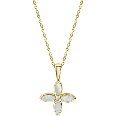Murkani Floral Necklace In Gold