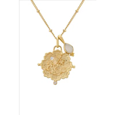 Murkani Loved Always Pendant Necklace In Gold