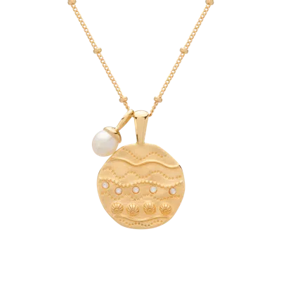 Murkani Ocean Dreamer Pendant Necklace In Gold