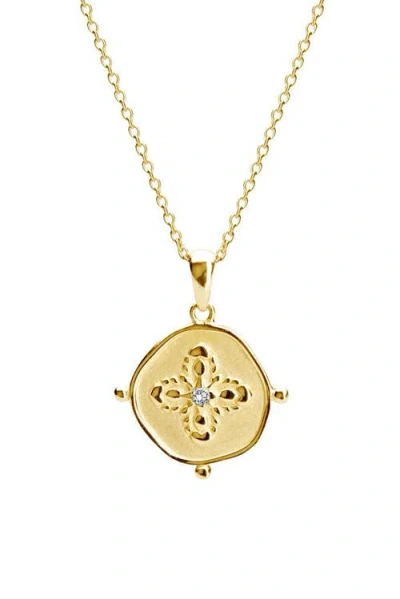 Murkani Sahara Medallion Necklace In Gold