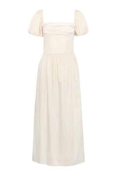 Murlong Cres Matilda Maxi Dress Ivory In Neutral