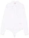 Murmur Androgyn Bodysuit In White